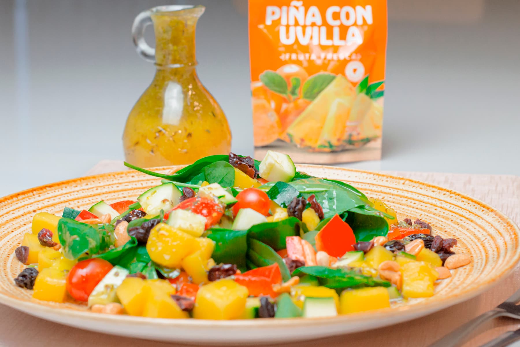 Ensalada de Atún con Mostaza y Cúrcuma