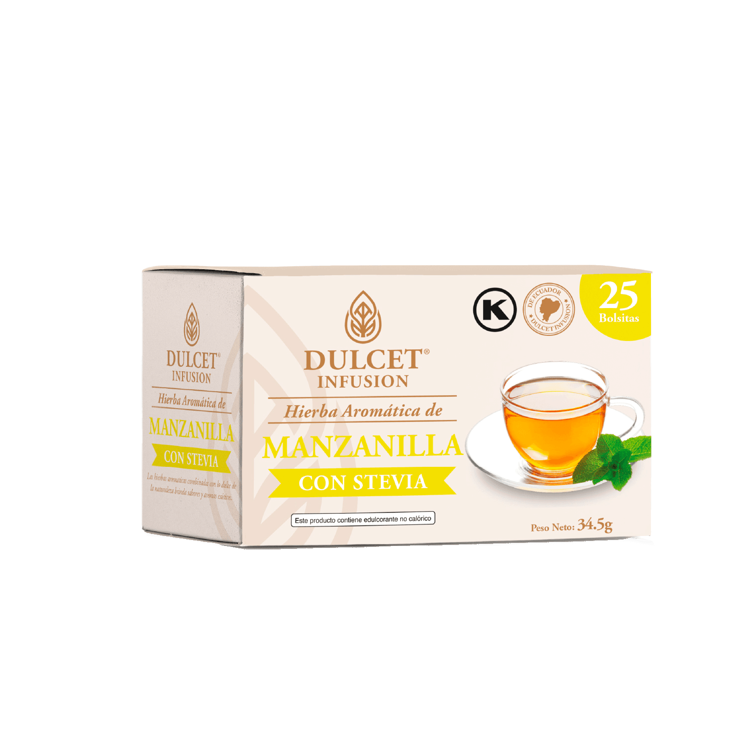 Manzanilla con Stevia