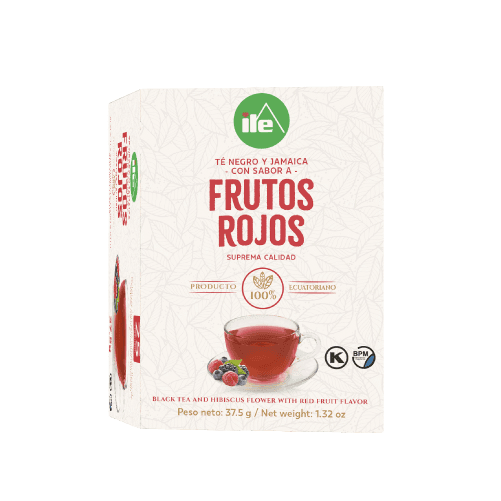 Te Negro y Jamaica con Sabor a Frutos Rojos